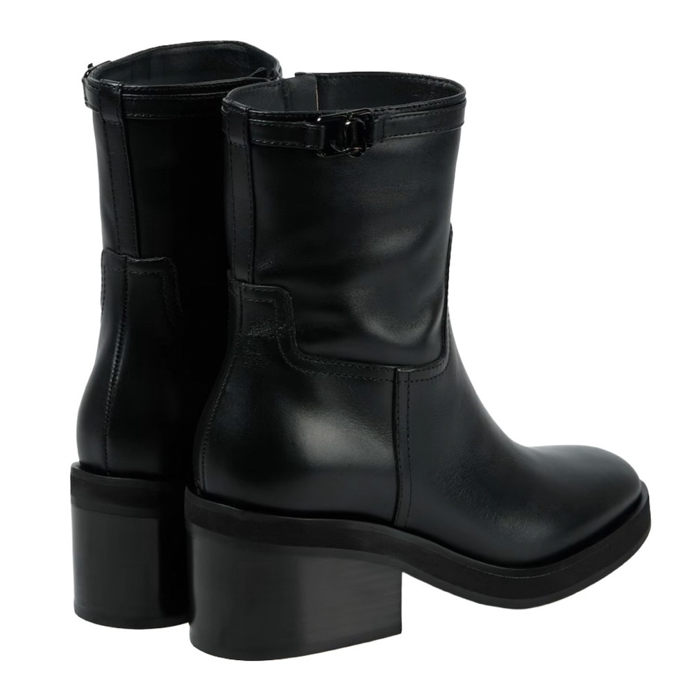 JIMMY CHOO Yasmin 70 Black Leather Ankle Boots EU 38 US 8 NEW RET $1,195